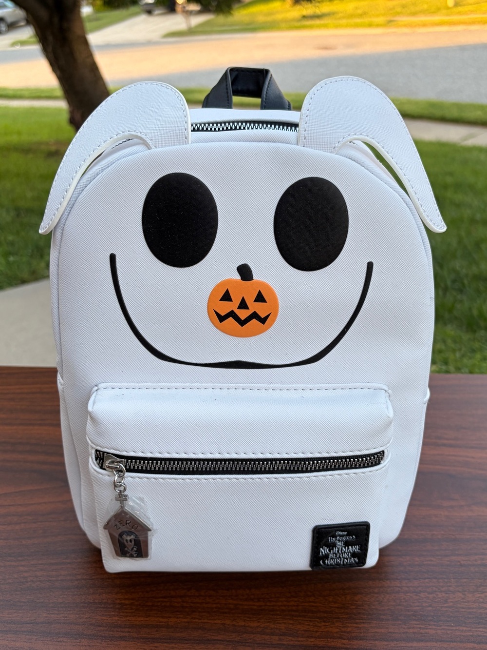 Bioworld Disney Nightmare Before Christmas Zero Ghost Dog Mini Backpack NWT
